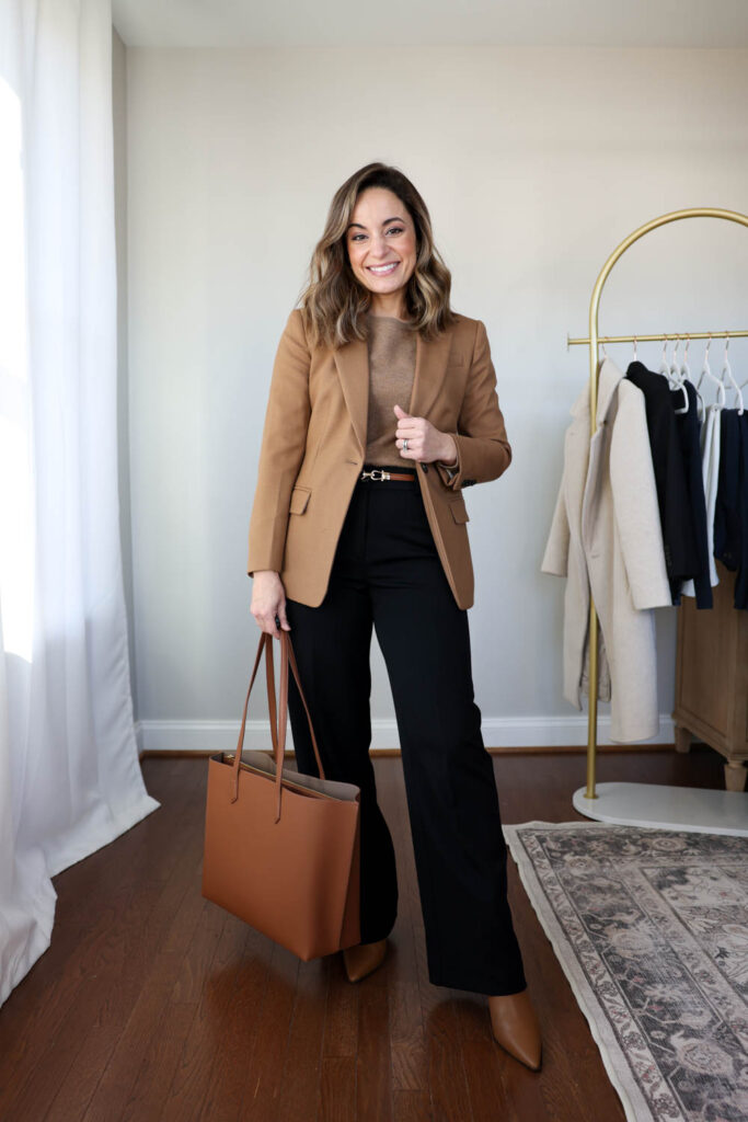 2025 Winter Capsule Wardrobe for work | workwear capsule wardrobe | petite fashion | outfits for work | winter outfits for work 