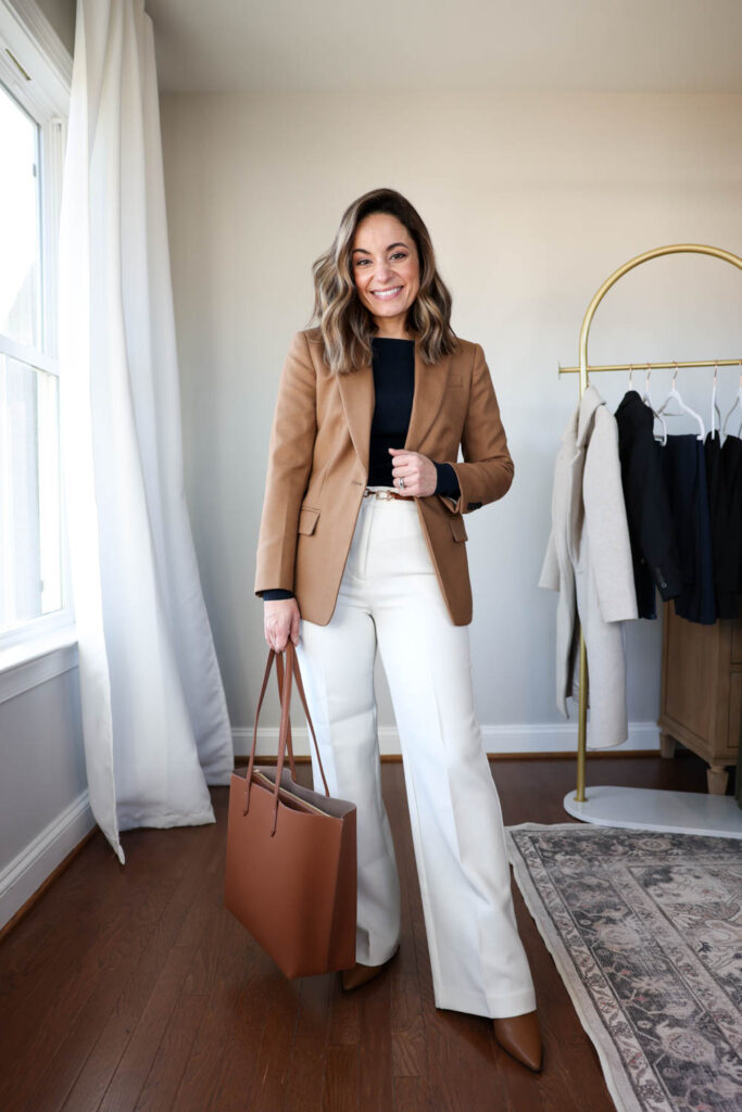 2025 Winter Capsule Wardrobe for work | workwear capsule wardrobe | petite fashion | outfits for work | winter outfits for work 