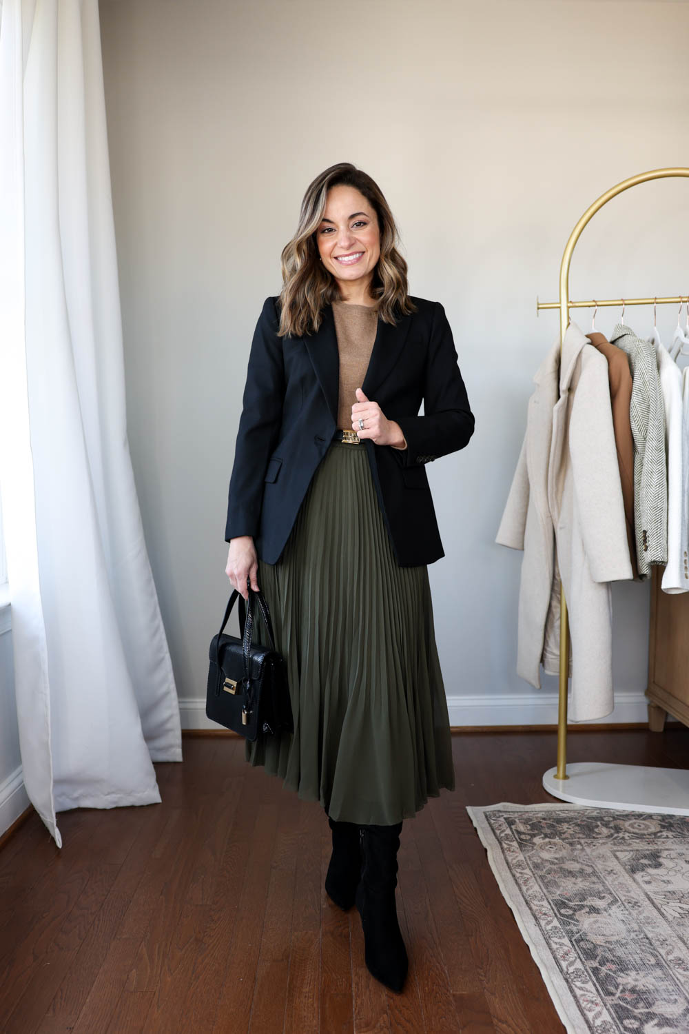 2025 Winter Capsule Wardrobe for work | workwear capsule wardrobe | petite fashion | outfits for work | winter outfits for work