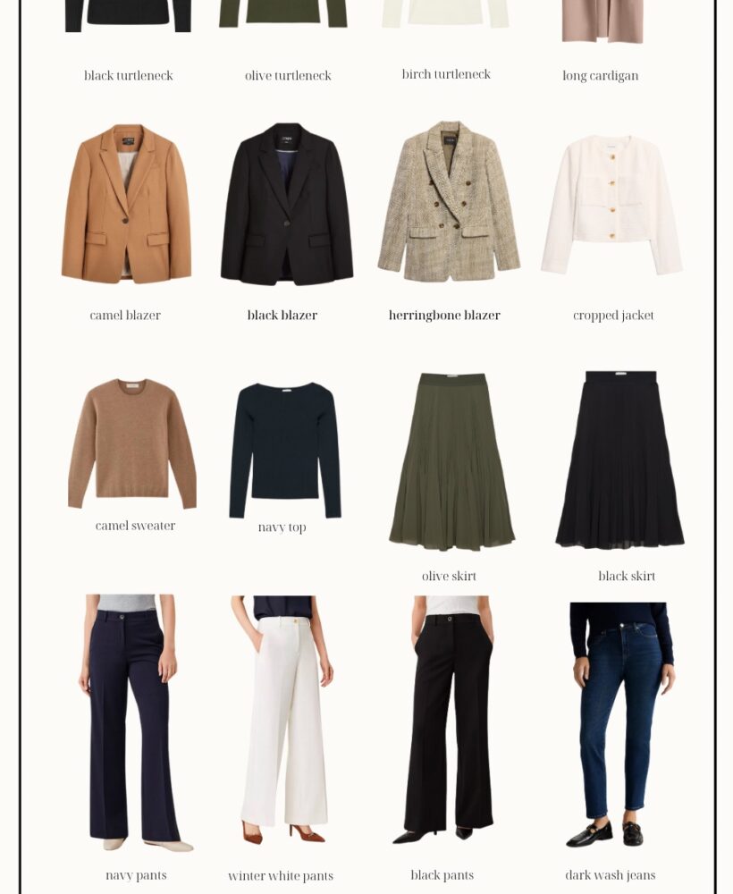 Winter Workwear Capsule Wardrobe via Pumps and Push-Ups blog | warm winter outfits for work | petite friendly winter work outfits | outfits for work