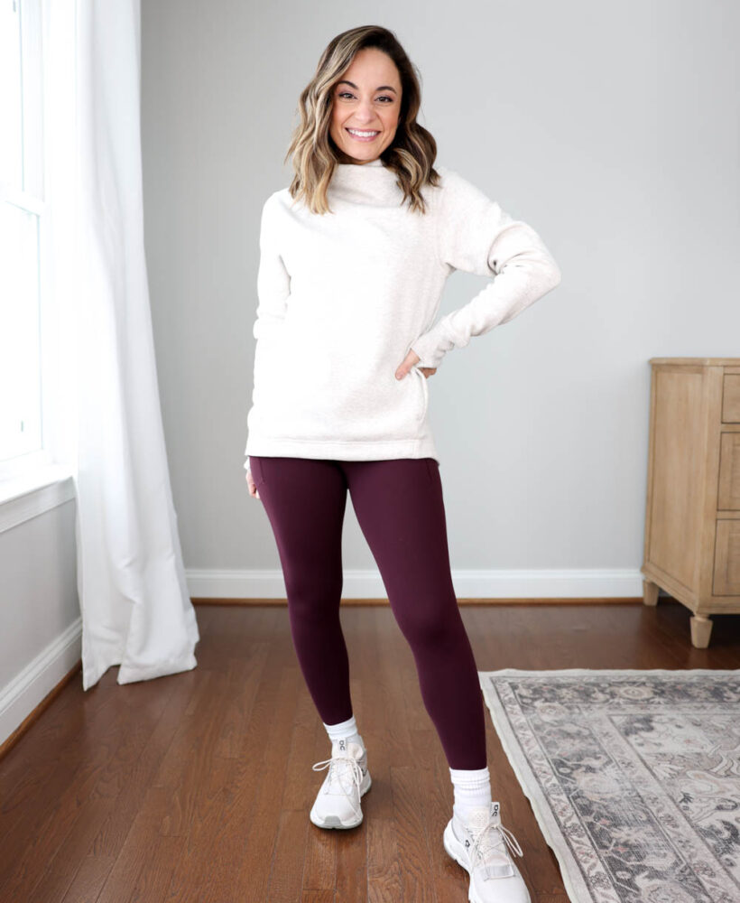 Petite-friendly activewear | petite leggings | winter activewear | Athleta activewear