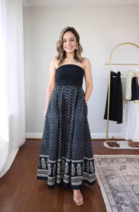 Petite-friendly vacation outfits via pumps and push-ups blog | summer dresses | black dresses | maxi dresses for petites | petite fashion