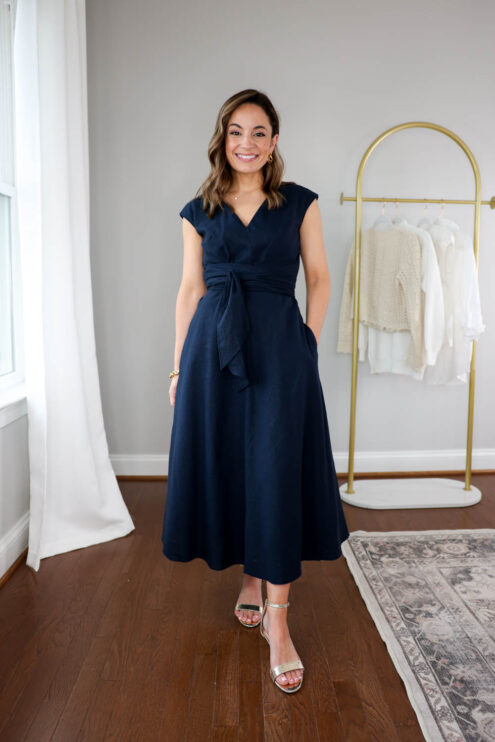 Petite-friendly graduation guest dress | petite fashion | petite style