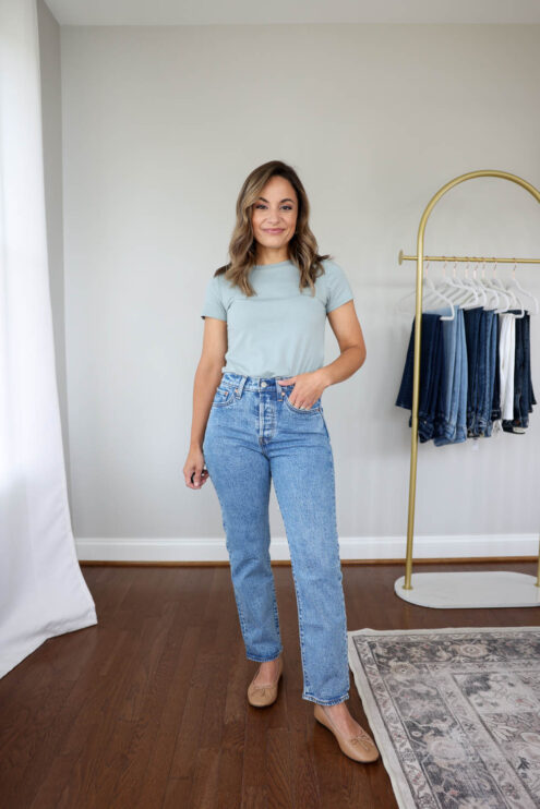 Petite Jeans Shopping Guide Via Pumps and Push-Ups blog | Levi's jeans reviews | where to buy petite jeans | petite fashion