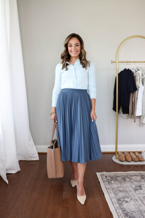 2025 Summer Capsule Wardrobe for Work | summer capsule wardrobe | workwear capsule wardrobe | petite-friendly outfits for work | business casual outfits for work
