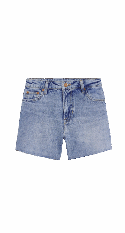 Boden Denim Shorts styled by Brooke of Pumps and Push-Ups