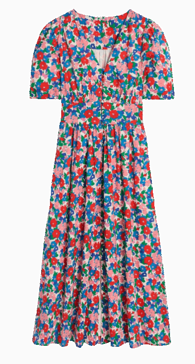 Petite-friendly floral dress from Boden
