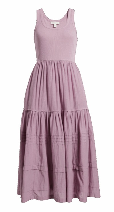 Lavender maxi dress from Nordstrom