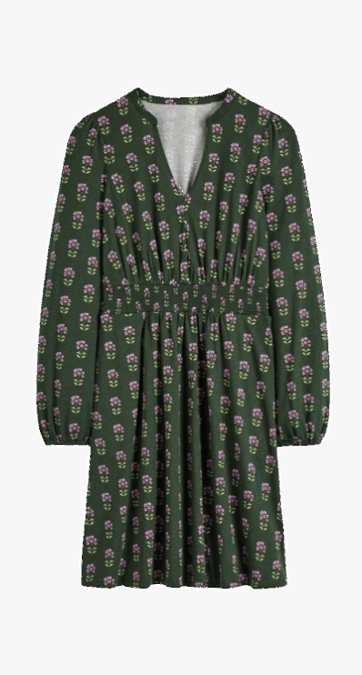 Boden printed jersey dress for petites