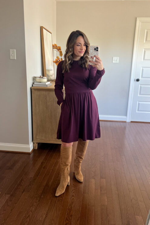 Thanksgiving outfit idea for petites