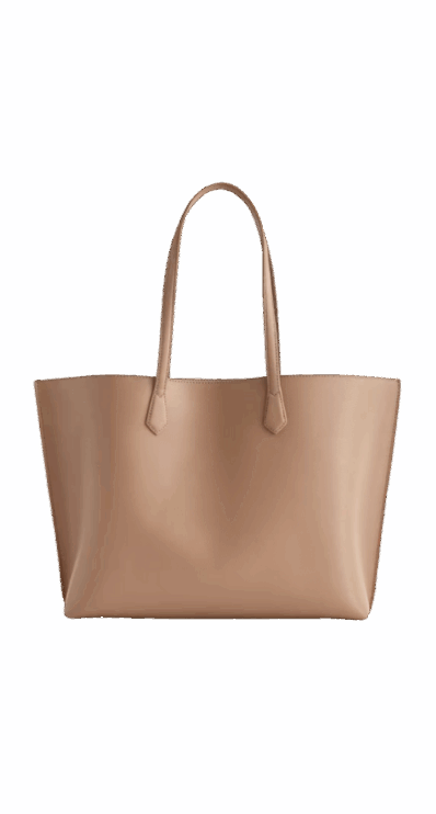 Italian leather tote bag