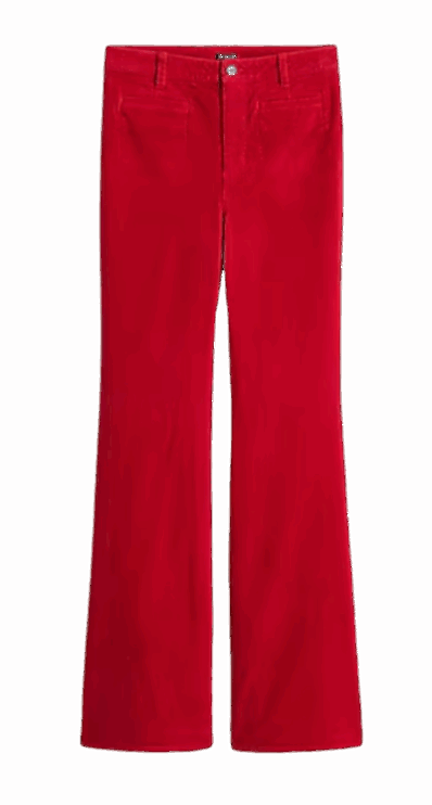 Red corduroy pants for petites