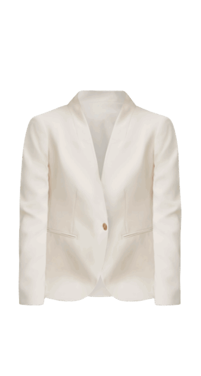 Ann Taylor cream blazer