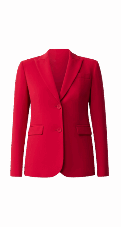 Ann Taylor red blazer