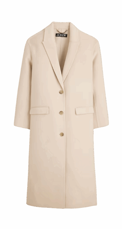 Petite friendly top coat from J.Crew