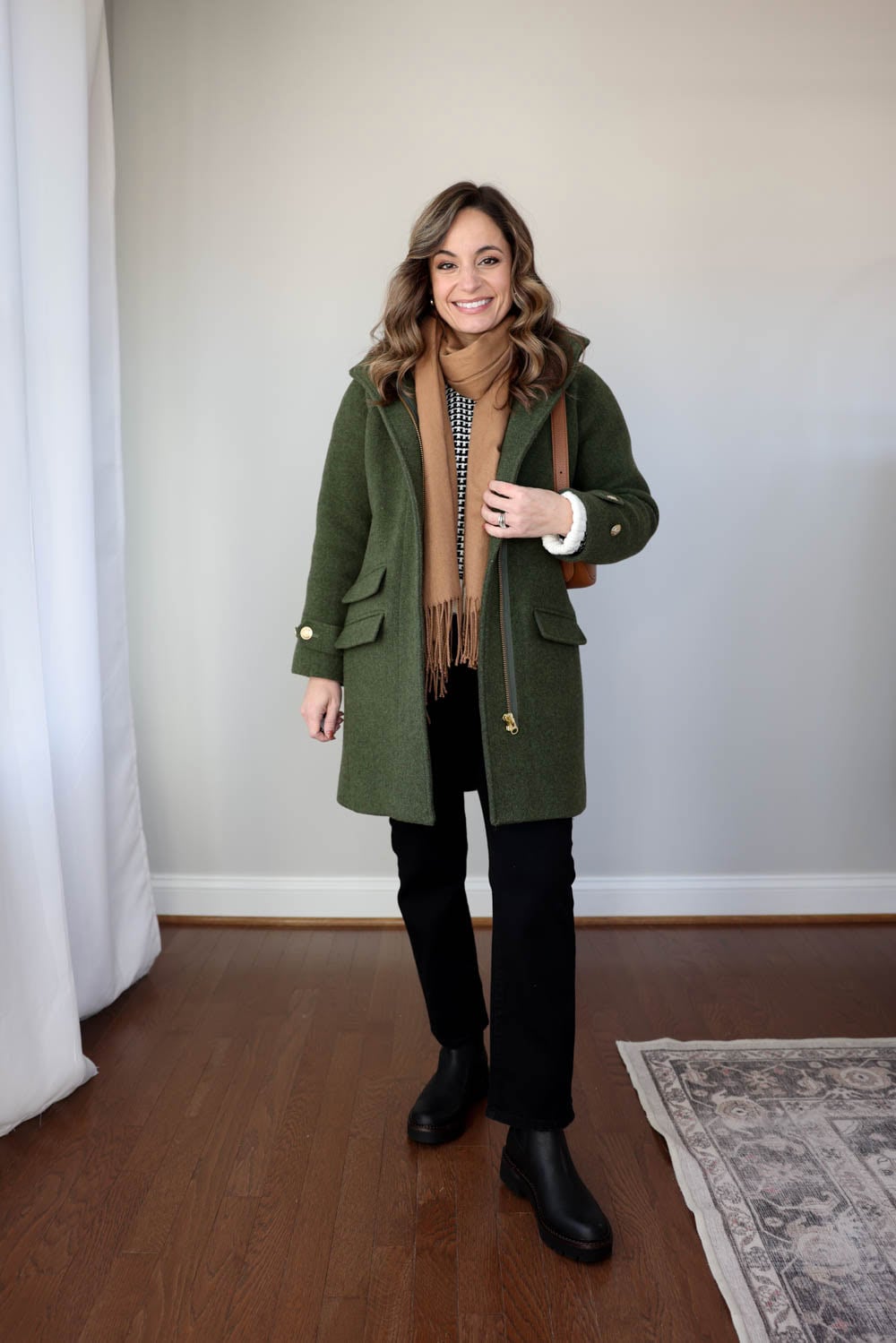 Winter boots styled and reviewed by petite style blogger Brooke of Pumps and Push-Ups | chelsea boots outfit 2025 | how to wear chelsea boots | winter outfits | petite-friendly outfits 