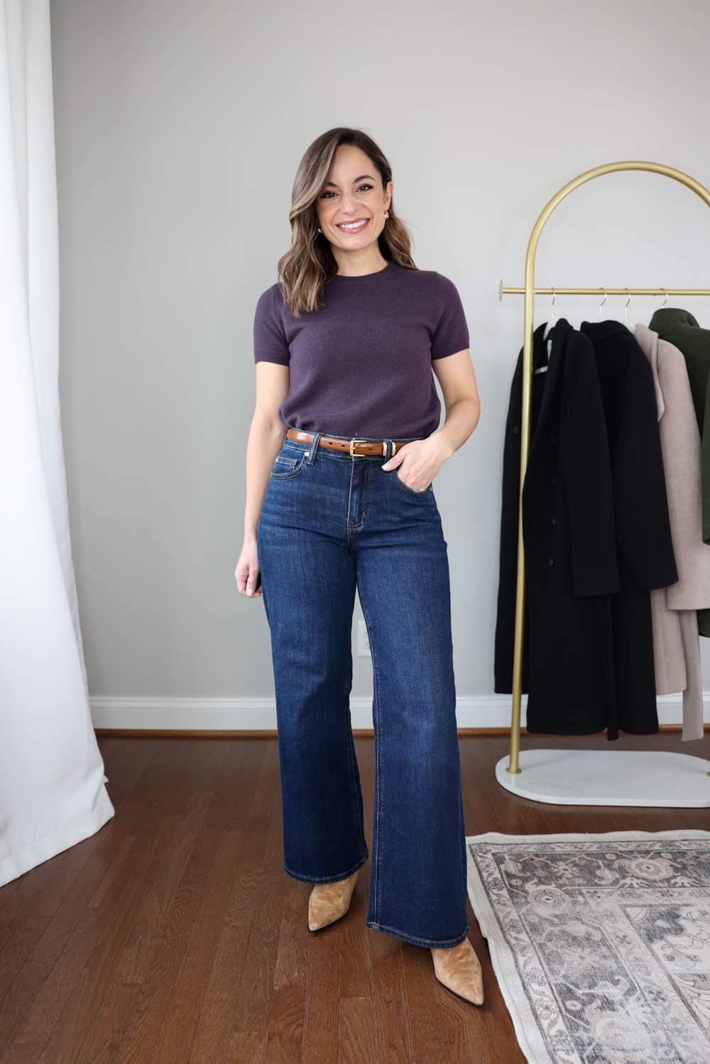 My top five petite-friendly sweaters from Quince via pumps and push-ups petite style blog | sweaters from Quince | petite-friendly Quince finds 