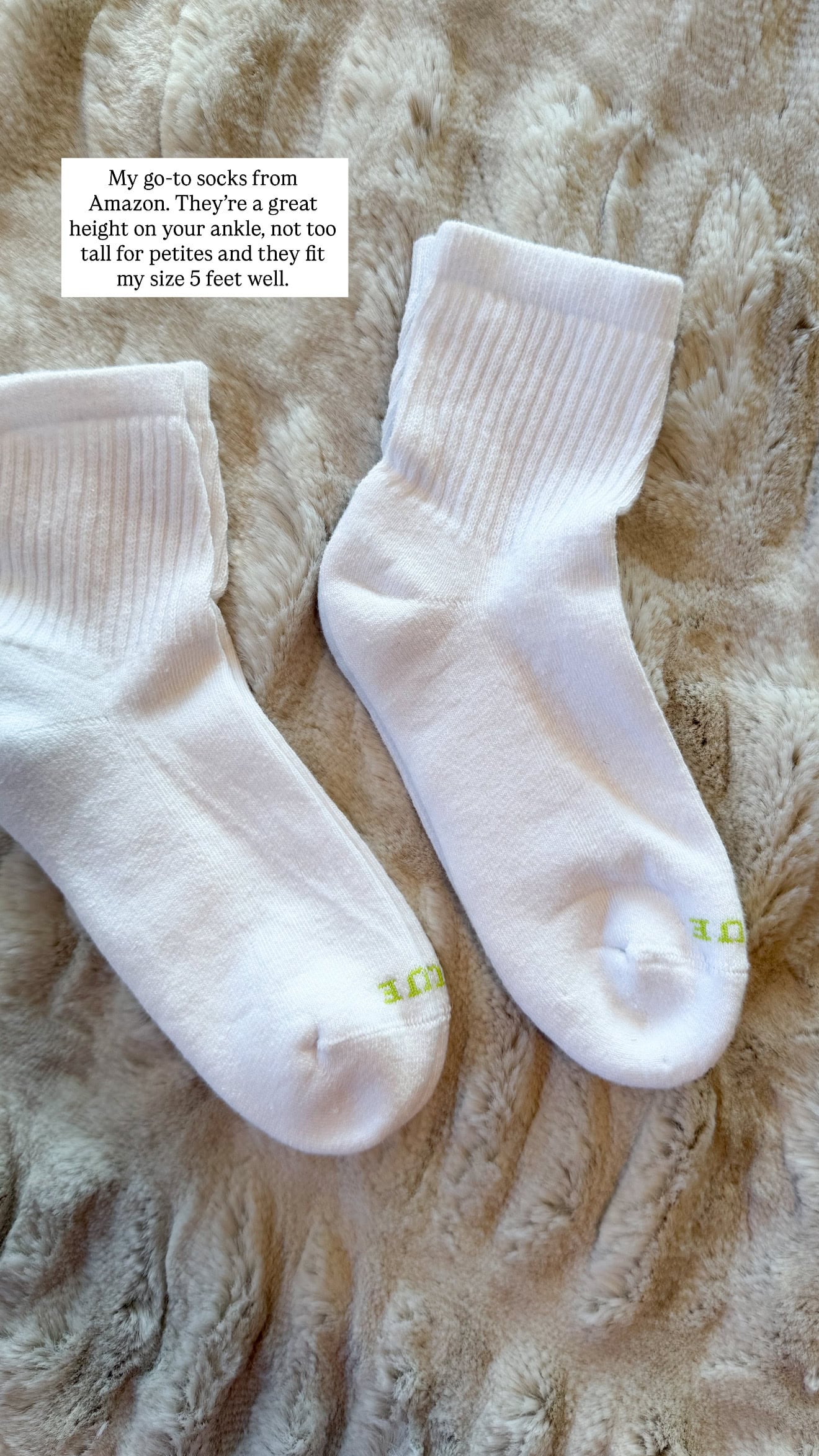 Wardrobe basics I buy over and over again via pumps and push-ups blog | petite-friendly socks for a size five foot 