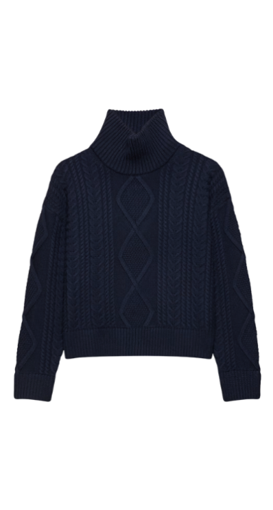 Aritzia navy sweater for petites