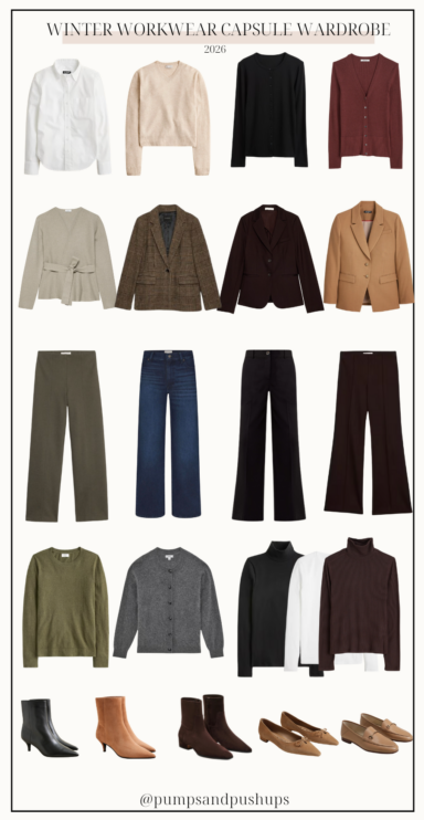 A petite friendly winter workwear capsule wardrobe you can wear now and into the season ahead | 30+ outfit ideas for work for petites