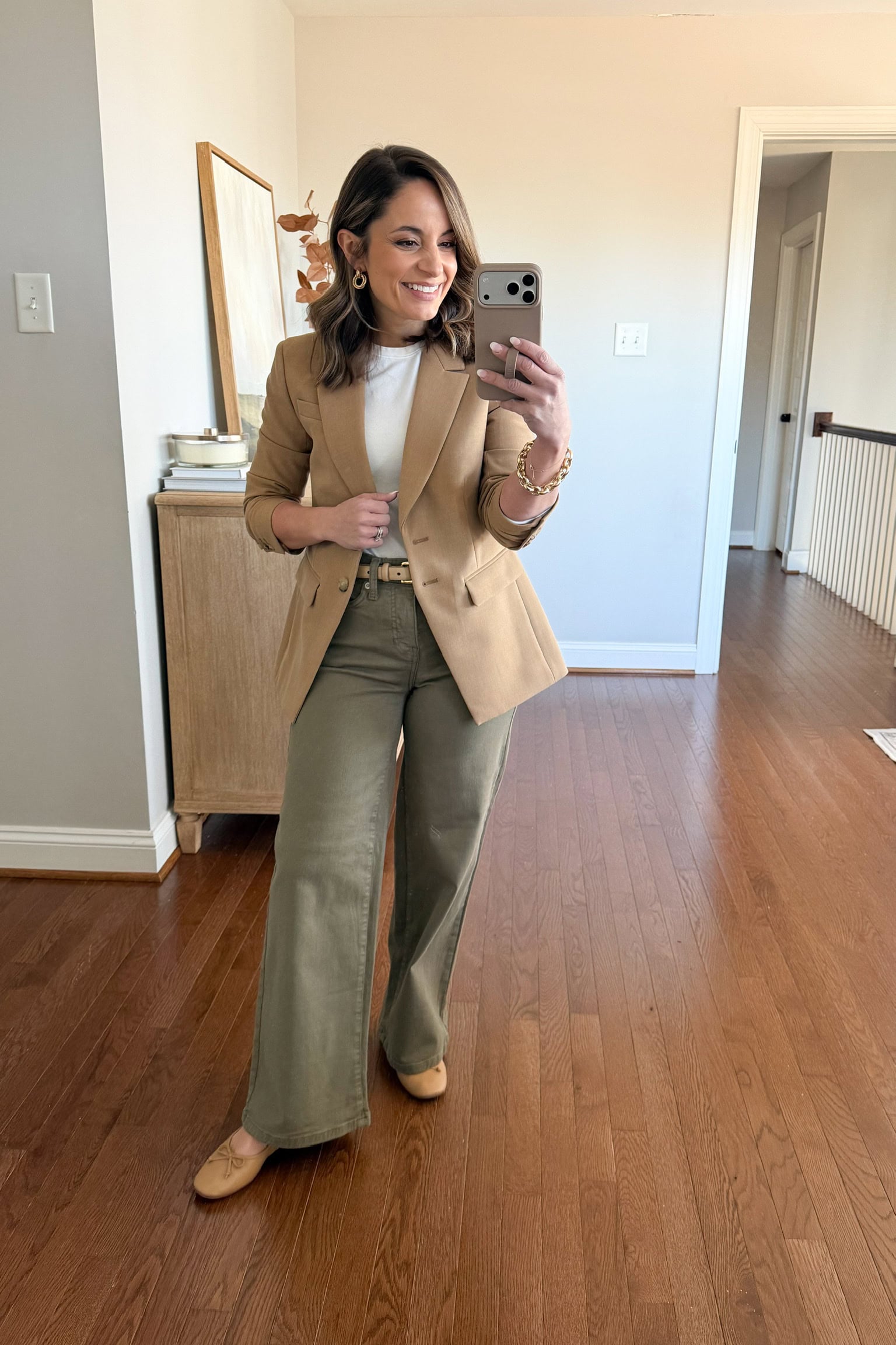 Petite-friendly jeans under $50 via pumps and push-ups blog | workwear outfit with jeans