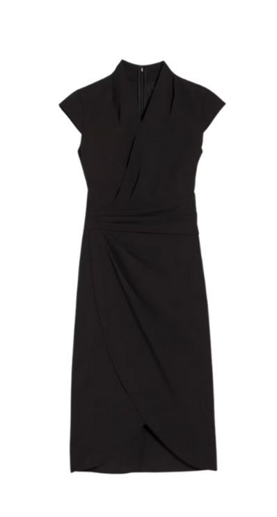 WHBM black dress petite-friendly
