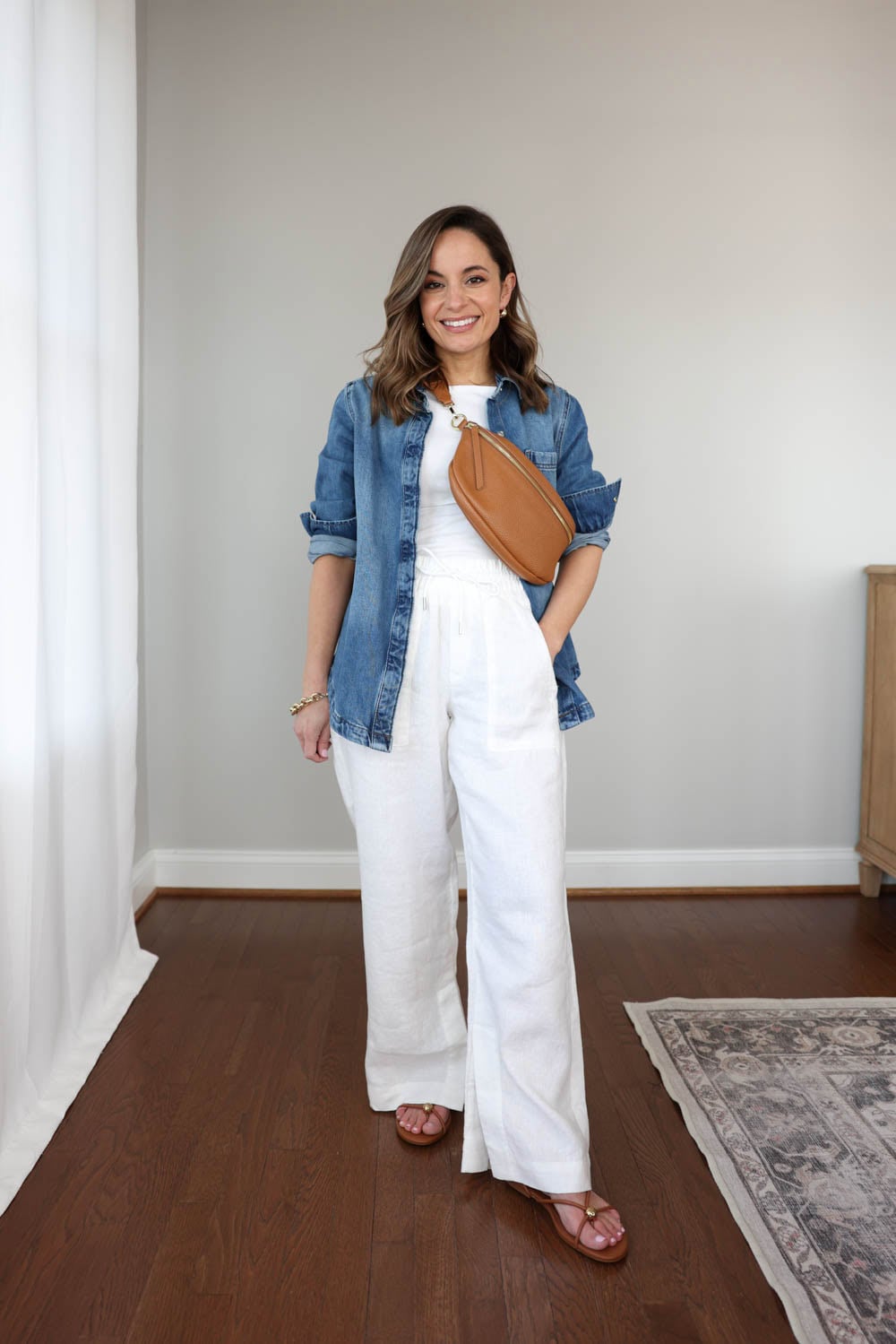 Petite-friendly denim jackets | denim jackets on a petite frame | denim shrit jacket from walmart | petite fashion