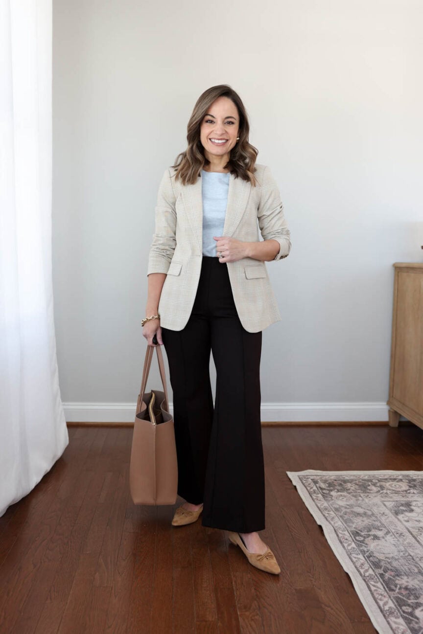 Petite-friendly outfit ideas for work via pumps and push-ups blog | outfit ideas for work | business casual outfits for work | petite fashion