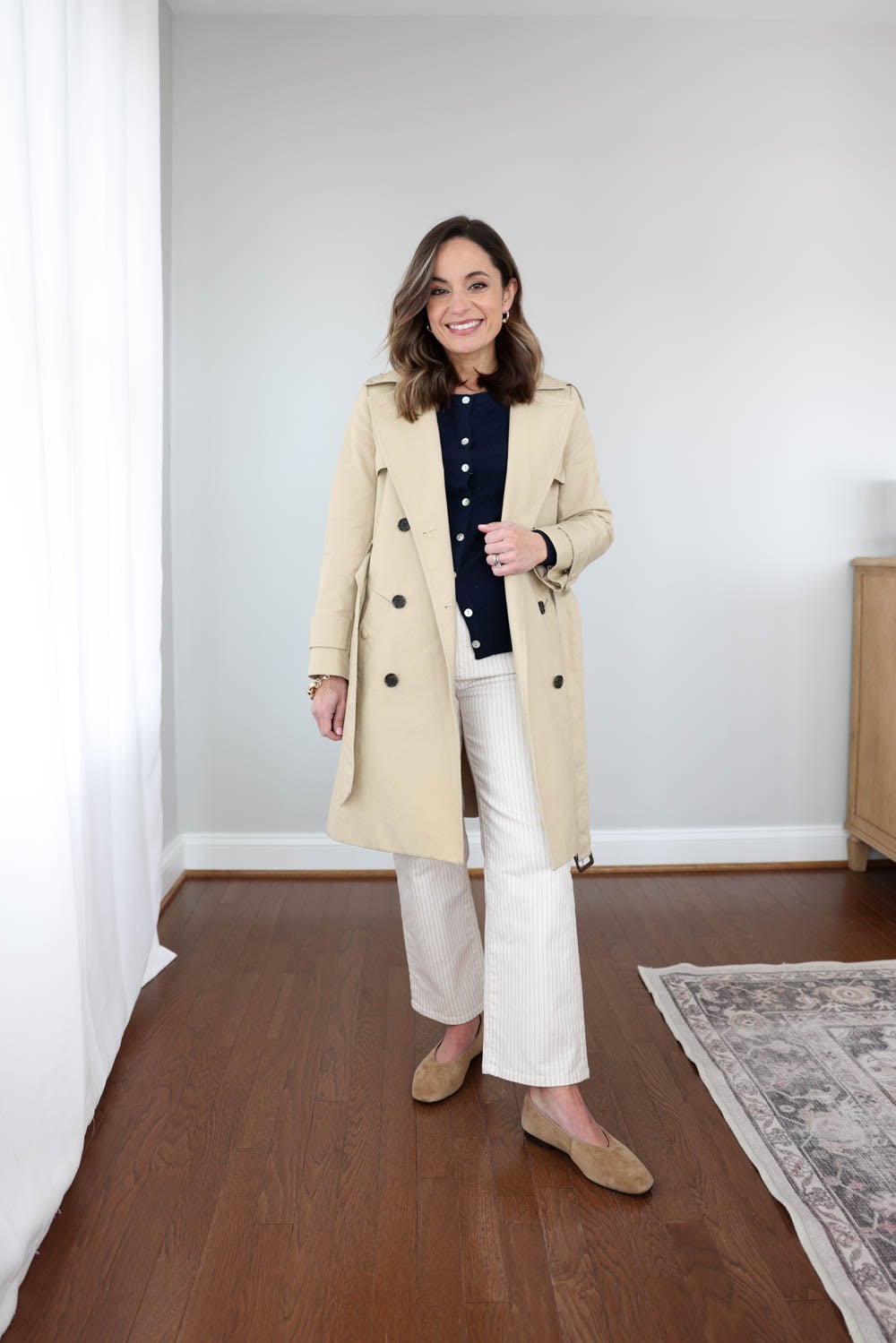 Petite-friendly outfit ideas for spring transitional weather | petite-friendly spring outfits 