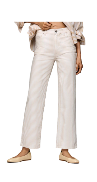 Anthropologie paige striped jeans