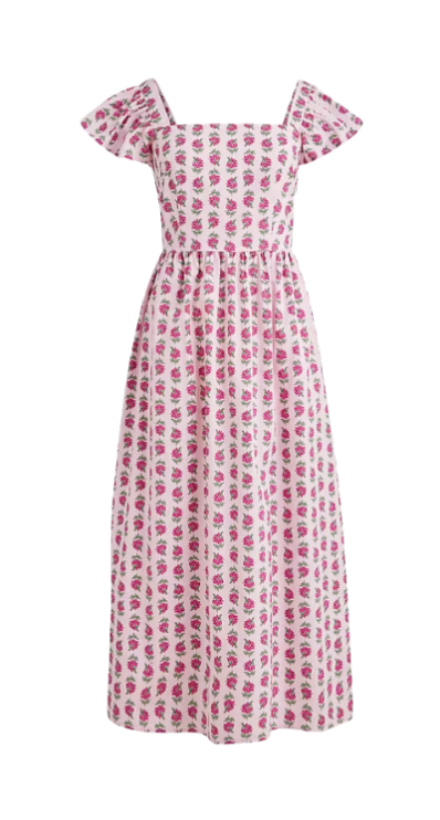 J.Crew Factory printed dress for petites