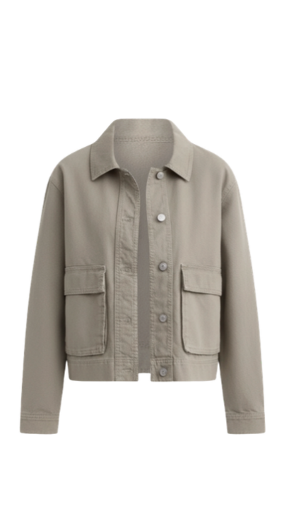 Loft green utility jacket