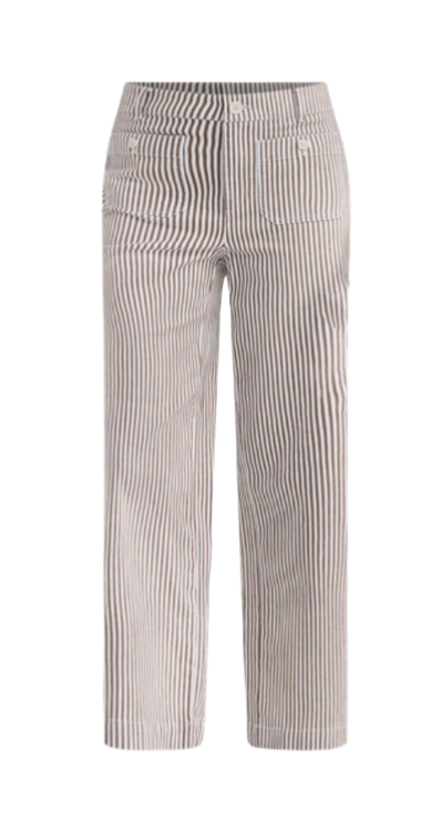 Loft striped pants petite-friendly
