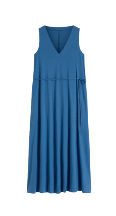 Blue v neck dress Boden