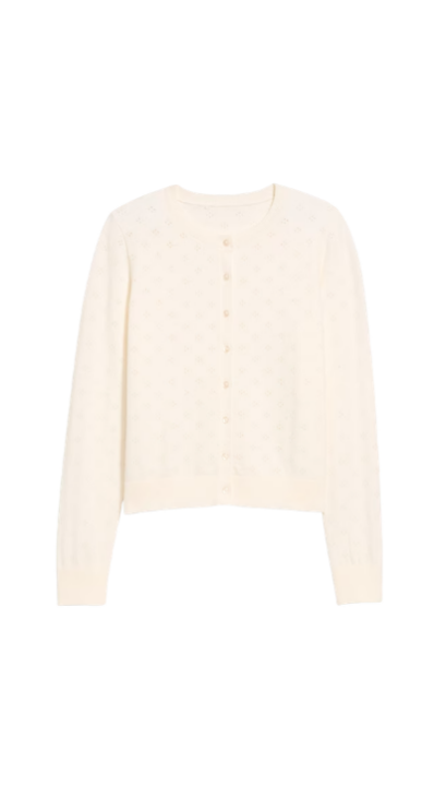 Old Navy white cardigan