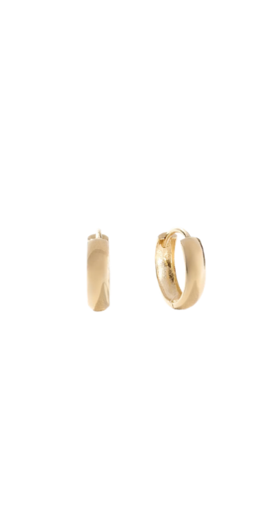 Quince earrings gold hoops