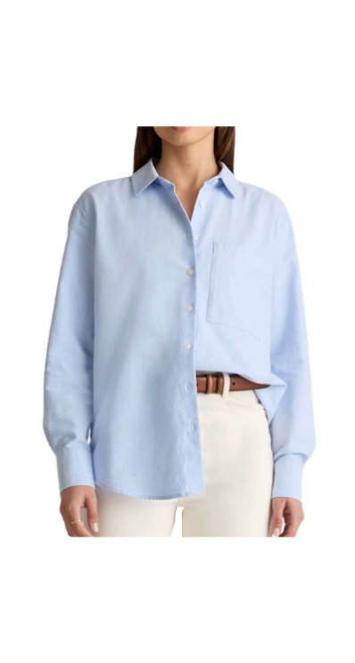 Quince relaxed button down shirt