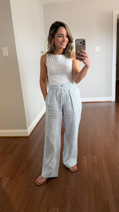 Spring outfit for petites