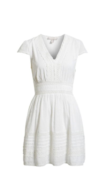 White mini dress from Nordstrom