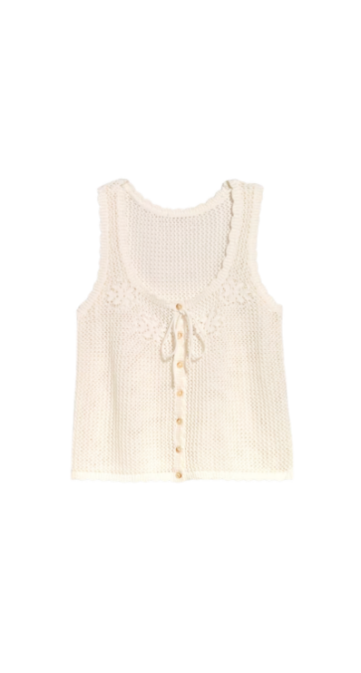 Old Navy crochet tank top petite friendly