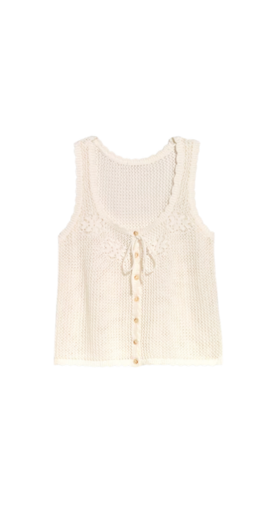Old Navy crochet tank top petite friendly
