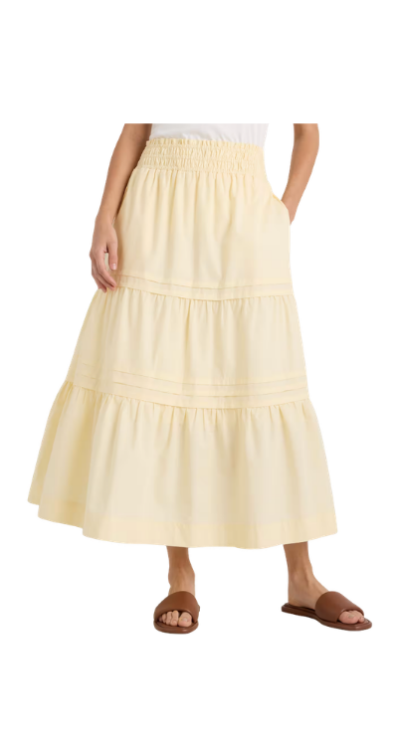 Quince butter yellow skirt