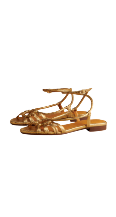 Sezane Gloria sandals gold