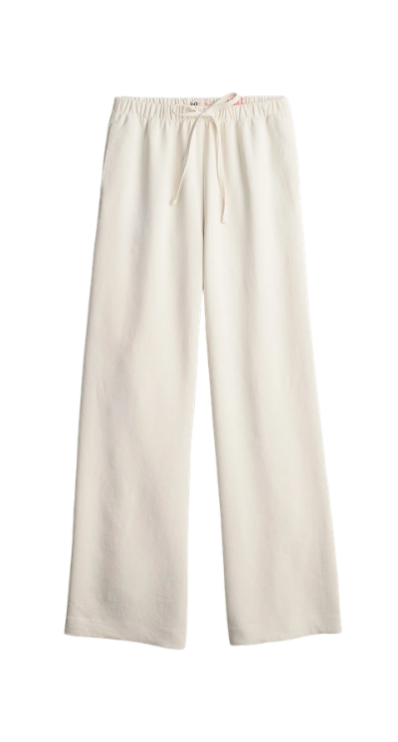 White drawstring pants from Kohl's