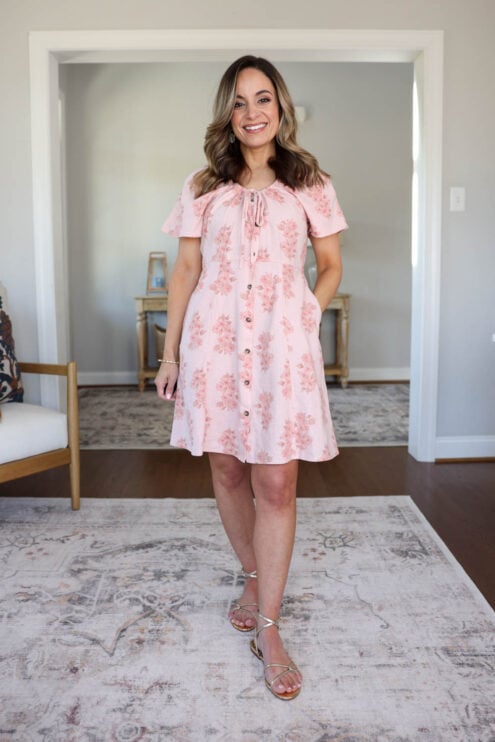 Petite-friendly dresses from Target | petite budget friendly dresses | petite fashion | spring dresses