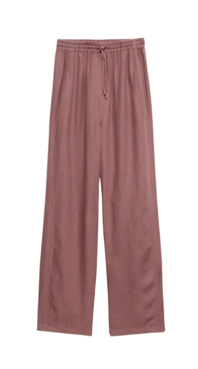 Banana Republic Factory linen pants in mauve