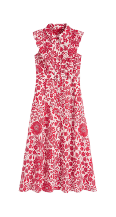 Boden sleeveless dress in red