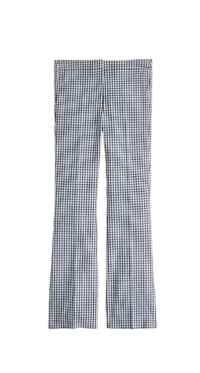 Checkered pants for petites