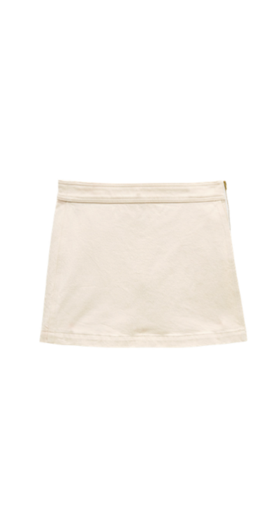 Denim white skirt J.Crew