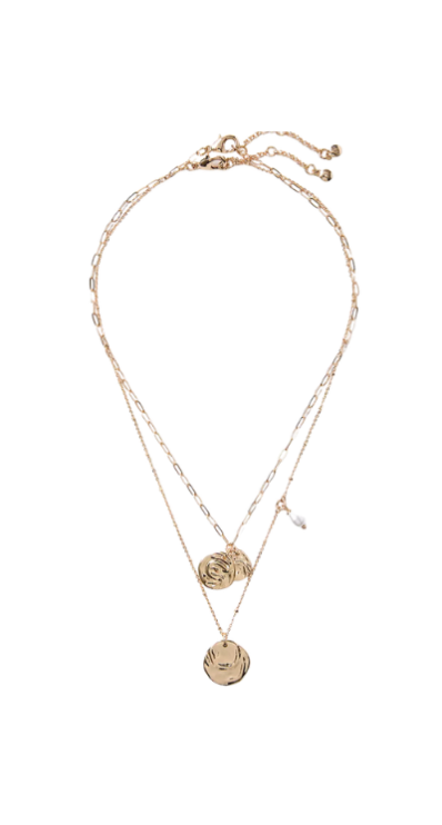 Gold layered necklace